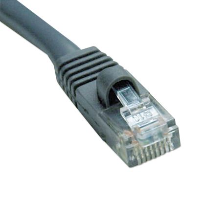 Cat5e 350MHz Molded Patch Cable, RJ45 (M/M), 100 ft., Gray1