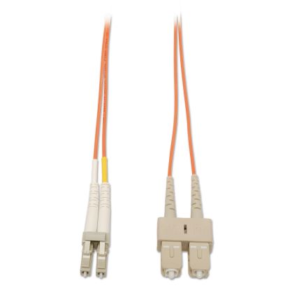 Duplex Multimode 62.5/125 Fiber Patch Cable (LC/SC), 6 ft., Orange1