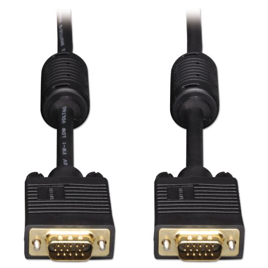 VGA Coaxial High-Resolution Monitor Cable with RGB Coaxial (HD15 M/M), 6 ft.1