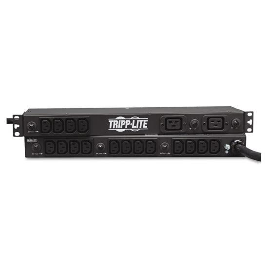 Single-Phase Basic PDU, 20 Outlets, 15 ft Cord, 1U Rack-Mount1