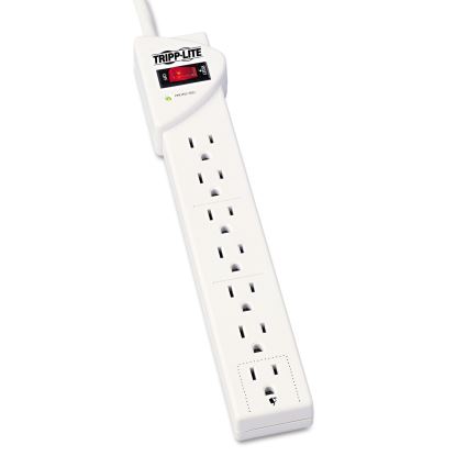 Protect It! Surge Protector, 7 Outlets, 6 ft Cord, 1080 Joules, Light Gray1