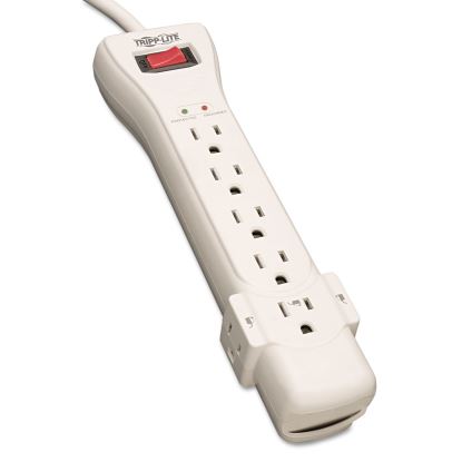 Protect It! Surge Protector, 7 Outlets, 7 ft Cord, 2160 Joules, Light Gray1