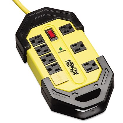 Protect It! Industrial Safety Surge Protector, 8 Outlets, 12 ft Cord, 1500 J1