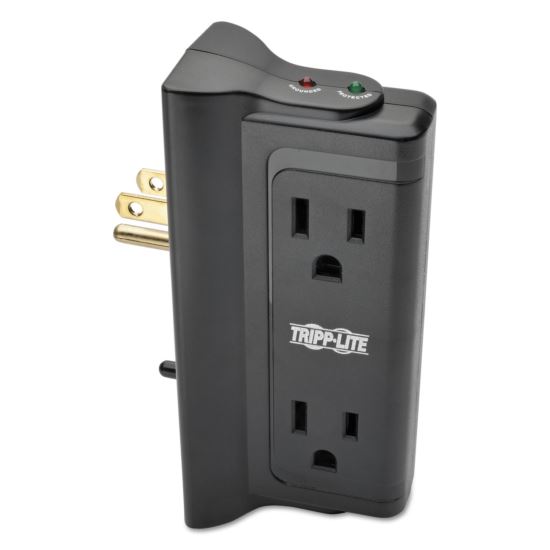 Protect It! Surge Protector, 4 Side-Mounted Outlets, Direct Plug-In, 720 Joules1