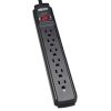 Protect It! Surge Protector, 6 Outlets, 6 ft Cord, 790 Joules, Black1