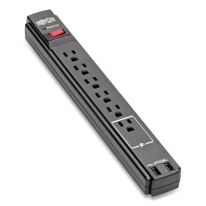 Protect It! Surge Protector, 6 Outlets, 6 ft Cord, 990 Joules, Black1