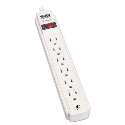 Protect It! Surge Protector, 6 Outlets, 15 ft Cord, 790 Joules, Light Gray1
