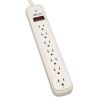 Protect It! Surge Protector, 7 Outlets, 12 ft Cord, 1080 Joules, Light Gray1