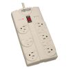 Protect It! Surge Protector, 8 Outlets, 8 ft Cord, 1440 Joules, Light Gray2