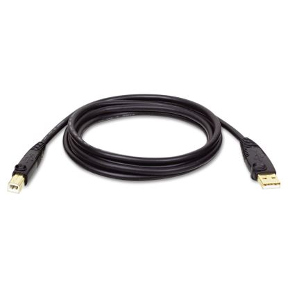 USB 2.0 A/B Cable (M/M), 10 ft., Black1