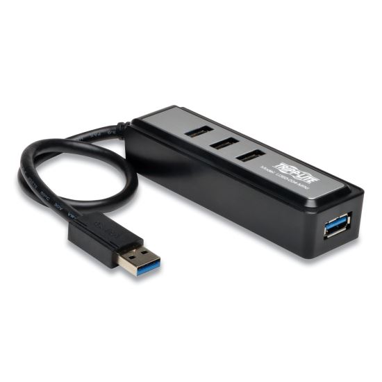 4-Port USB 3.0 SuperSpeed Hub, Black1