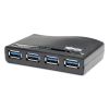 USB 3.0 SuperSpeed Hub, 4 Ports, Black1