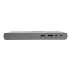 USB Type-C Docking Station, 3.5mm/Displayport/HDMI/RJ45/Thunderbolt 3/USB A/USB C/VGA, Silver2