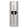 Standing Stainless Wipes Dispener, 12 x 12 x 36, Cylindrical, 5 gal, Stainless Steel2