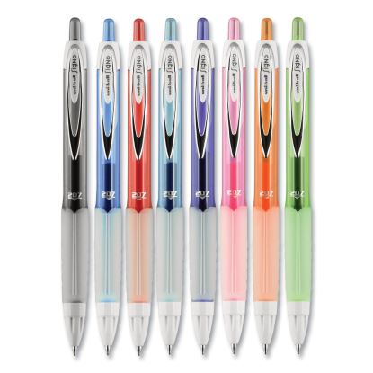 Signo 207 Gel Pen, Retractable, Medium 0.7 mm, Assorted Ink and Barrel Colors, 8/Pack1