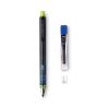 KuruToga Mechanical Pencil, 0.7 mm, HB (#2), Black Lead, Black/Green Barrel1