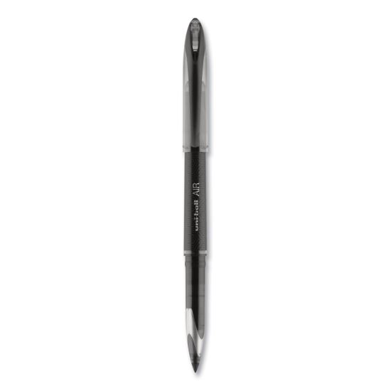 AIR Porous Rollerball Pen, Medium 0.7 mm, Black Ink/Barrel, Dozen1