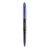 AIR Porous Roller Ball Pen, Stick, Medium 0.7 mm, Blue Ink, Black Barrel, Dozen1