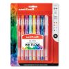 Gel Pen, Stick, Micro 0.38 mm, Assorted Ink Colors, Clear Barrel, 8/Pack2