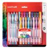 Gel Pen, Stick, Assorted Sizes, Assorted Ink Colors, Clear Barrel, 24/Pack2