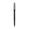 Roller Ball Pen, Stick, Micro 0.5 mm, Black Ink, Black Barrel, 72/Pack1