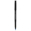 ONYX Roller Ball Pen, Stick, Fine 0.7 mm, Blue Ink, Black Matte Barrel, 72/Pack1