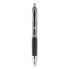 Signo 207 Gel Pen, Retractable, Medium 0.7 mm, Black Ink, Smoke/Black Barrel, Dozen1