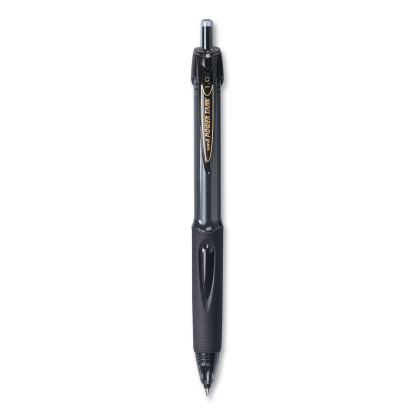 Power Tank RT Ballpoint Pen, Retractable, Bold 1 mm, Black Ink, Smoke/Black Barrel, Dozen1