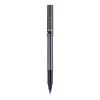 Deluxe Roller Ball Pen, Stick, Micro 0.5 mm, Blue Ink, Metallic Gray Barrel, Dozen1