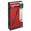 ONYX Roller Ball Pen, Stick, Micro 0.5 mm, Red Ink, Black Matte Barrel, Dozen2