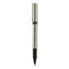 Deluxe Roller Ball Pen, Stick, Fine 0.7 mm, Black Ink, Champagne Barrel, Dozen1