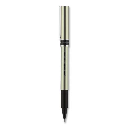 Deluxe Roller Ball Pen, Stick, Fine 0.7 mm, Black Ink, Champagne Barrel, Dozen1