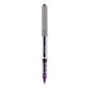 VISION Roller Ball Pen, Stick, Fine 0.7 mm, Majestic Purple Ink, Gray Barrel, Dozen1