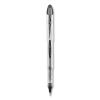 VISION ELITE Roller Ball Pen, Stick, Bold 0.8 mm, Black Ink, White/Black Barrel1