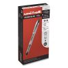 VISION ELITE Roller Ball Pen, Stick, Bold 0.8 mm, Black Ink, White/Black Barrel2