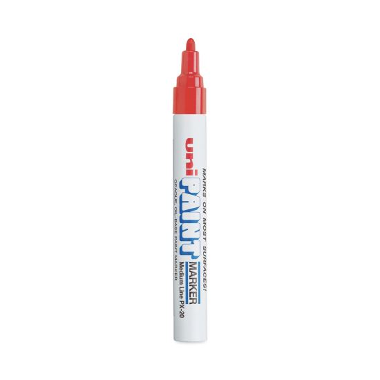 Permanent Marker, Medium Bullet Tip, Red1