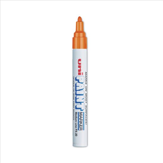 Permanent Marker, Medium Bullet Tip, Orange1