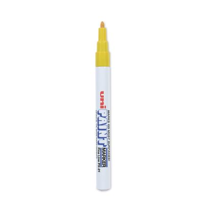 Permanent Marker, Fine Bullet Tip, Yellow1