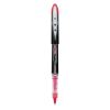 VISION ELITE Roller Ball Pen, Stick, Extra-Fine 0.5 mm, Red Ink, Black/Red Barrel1