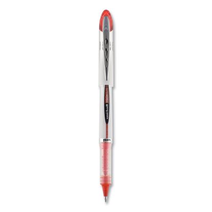 VISION ELITE Roller Ball Pen, Stick, Bold 0.8 mm, Red Ink, White/Red Barrel1