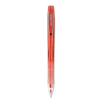 Chroma Mechanical Pencil, 0.7 mm, HB (#2), Black Lead, Red Barrel, Dozen1