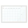 Magnetic Dry Erase Calendar with Decor Frame, 30 x 20, White Surface and Frame1