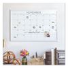 Magnetic Dry Erase Calendar with Decor Frame, 30 x 20, White Surface and Frame2