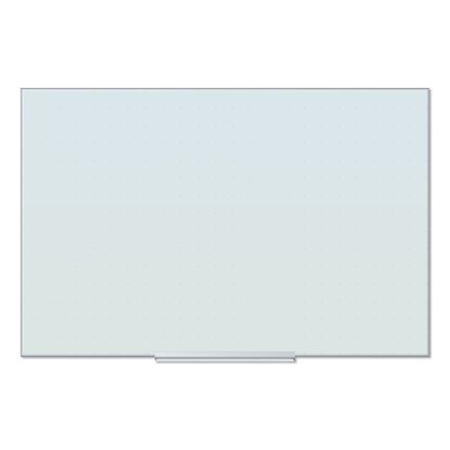 Floating Glass Ghost Grid Dry Erase Board, 36 x 24, White1