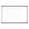 PINIT Magnetic Dry Erase Undated One Month Calendar, 36 x 24, White1
