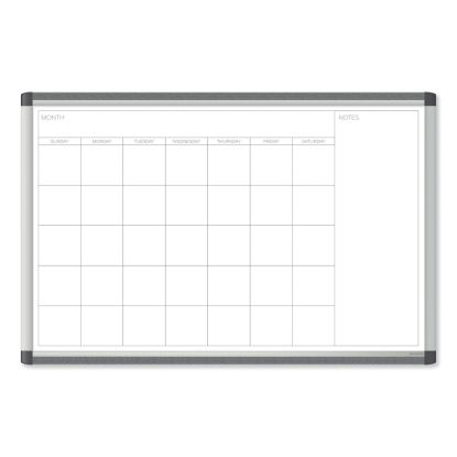 PINIT Magnetic Dry Erase Undated One Month Calendar, 36 x 24, White1