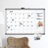 PINIT Magnetic Dry Erase Undated One Month Calendar, 36 x 24, White2
