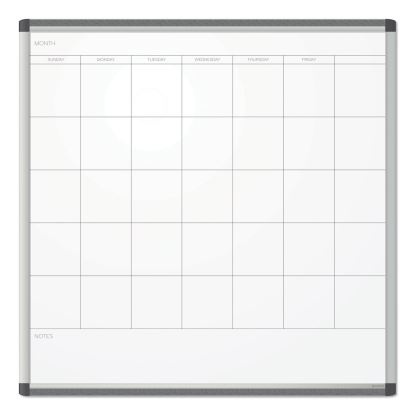 PINIT Magnetic Dry Erase Undated One Month Calendar, 36 x 36, White1