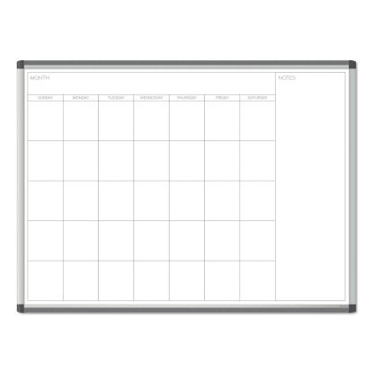 PINIT Magnetic Dry Erase Undated One Month Calendar, 48 x 36, White1