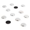 High Energy Magnets, Circle, Silver, 1.25" Dia, 12/Pack2